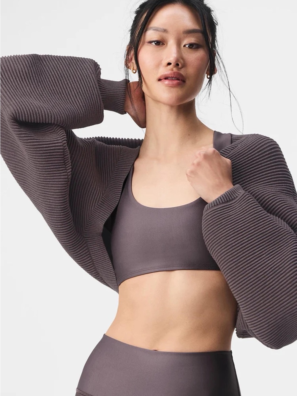 Alo Women’s Denim Knit Shawl - Raisinete